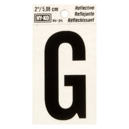 2In Reflective Letter G, 10PK
